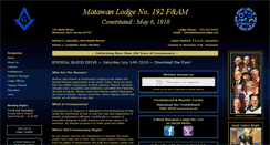 Desktop Screenshot of matawanlodge.org